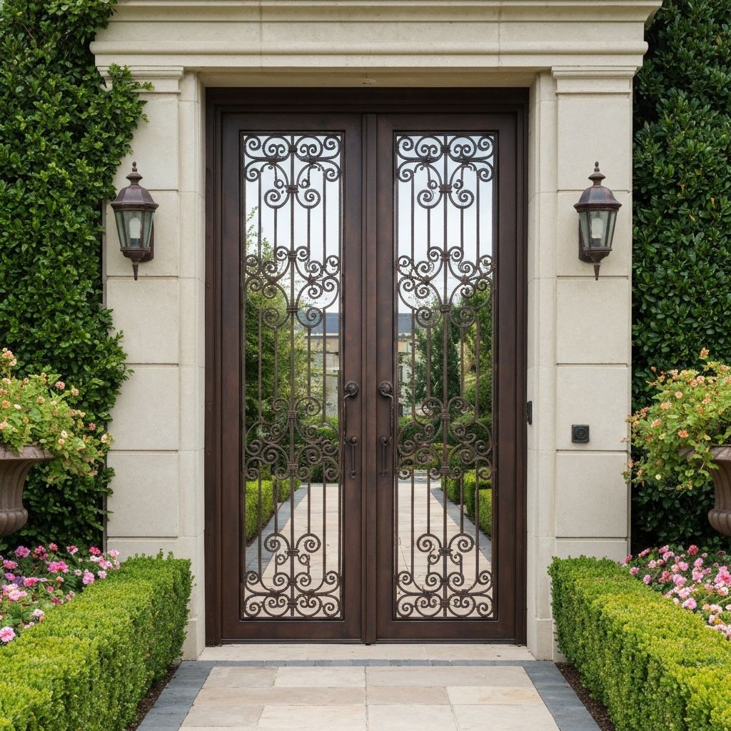 أبواب حديد ديكور