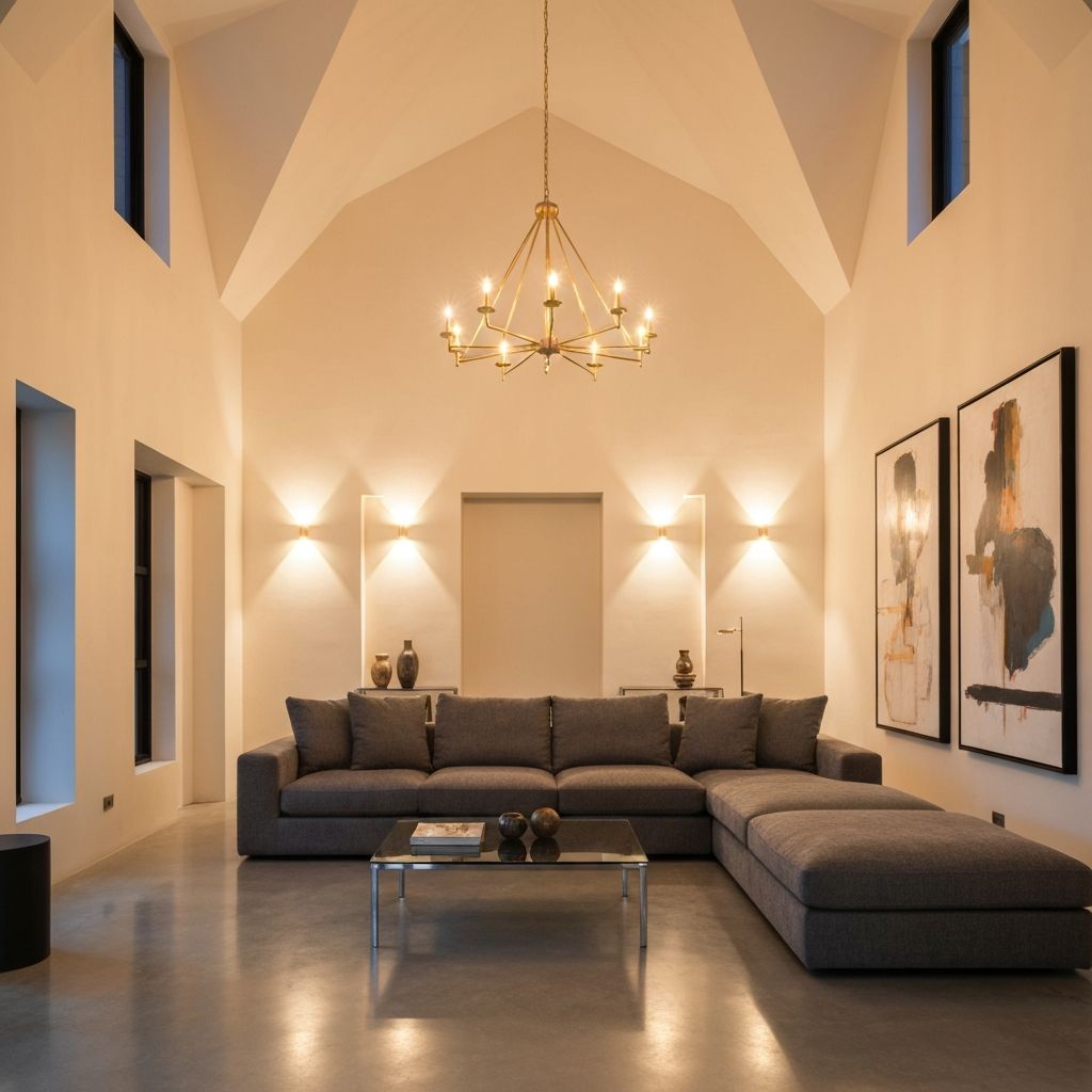 غرفة معيشة فاخرة