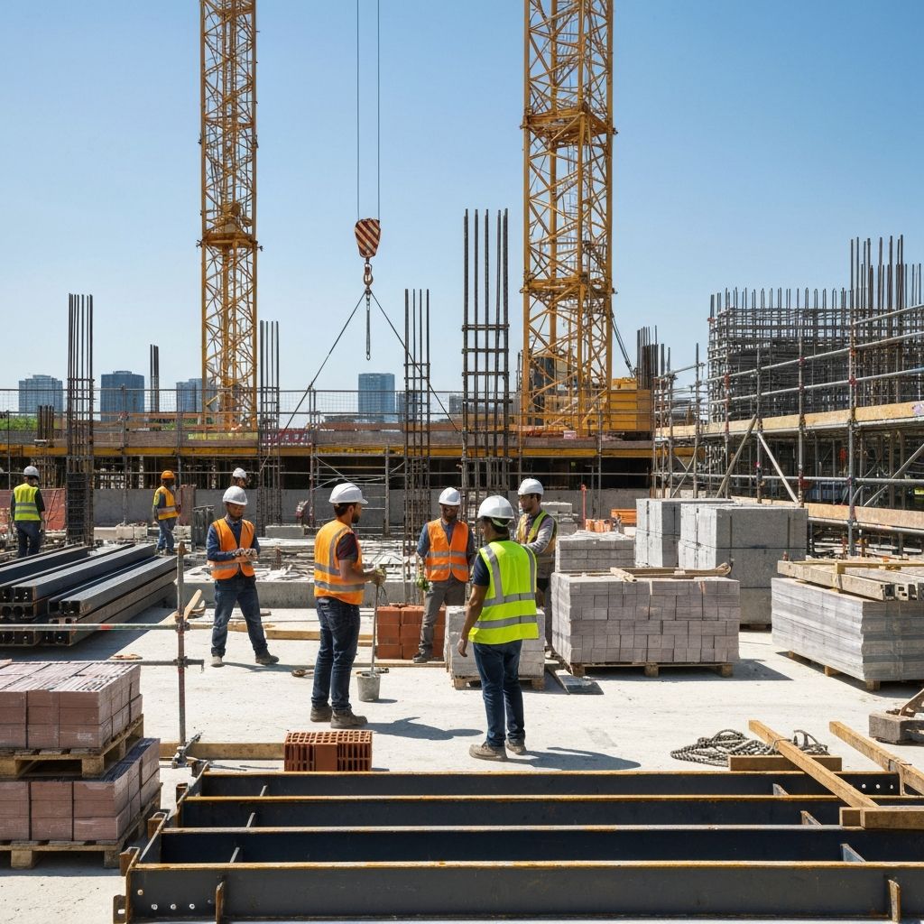 موقع البناء